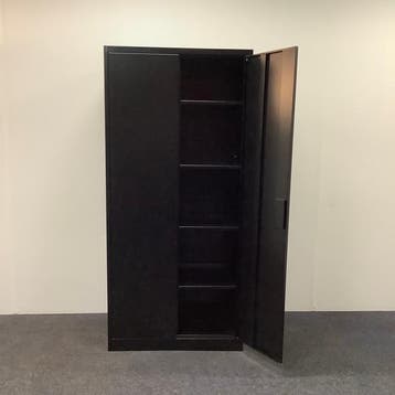 Metalen draaideurkast zelfbouwkast, vv 4 legborden en, Nieuw in verpakking, Bureau