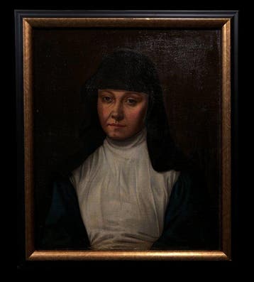École Française (XVIII) - Portrait de Réligieuse