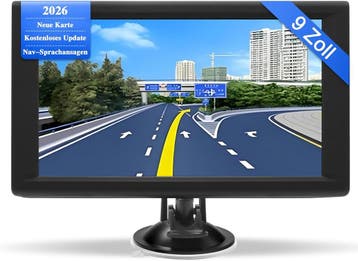 GPS 9 inch | Retour deal -35% | Europa kaarten, Verzenden