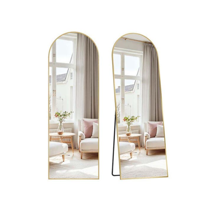 Staande spiegel - 160 cm hoog - volledige lengte spiegel -, Huis en Inrichting, Woonaccessoires | Spiegels, Verzenden