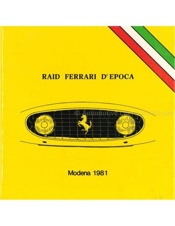 RAID FERRARI DEPOCA, MODENA 1981