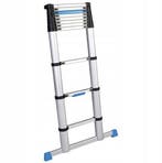 2dekans | Workzone - Telescopische Ladder - 3.27 Meter, Doe-het-zelf en Bouw, Ladders en Trappen, Ophalen of Verzenden, Nieuw