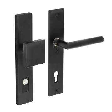Veiligheidsbeslag SKG3 mat zwart cilindergat 92mm met KTB..., Ophalen of Verzenden, Nieuw, Klink of Kruk