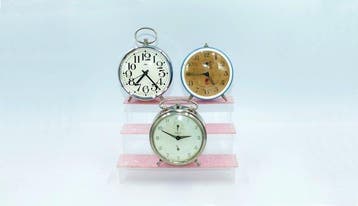 Wekker (3) - Prim, Junghans et SMI - Metaal - 1950/1975, Antiek en Kunst