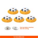 Kibani Nylon Onkruidborstel 20 CM Per 5 Stuks -, Nieuw, Kibani