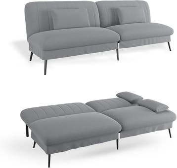Slaapbank 2 persoons - Logeerbed - Bedbank - 186x98x41 cm -, Huis en Inrichting, Verzenden, Nieuw