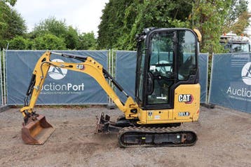 Veiling: Minigraver Caterpillar 301.8 Diesel 15.7kW, Ophalen