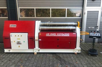 OSTAS hydraulische 4 rollen plaatwals platenwals rollenwals, Nieuw