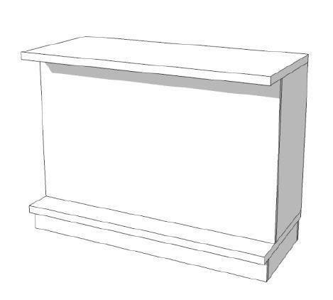 *TIP*  Super high glossy toonbank wit met planken 135 cm C-, Zakelijke goederen, Kantoor en Winkelinrichting | Winkel en Inventaris