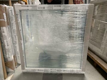 PVC Kunststof Draai&Kiep ramen verschillende BxH in stock!!, 75 tot 150 cm, Kunststof, Raamkozijn, Nieuw
