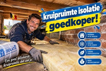 VLOERISOLATIE PRIJZEN: DEZE MAAND (max.) 49% GOEDKOPER !, Doe-het-zelf en Bouw, Nieuw