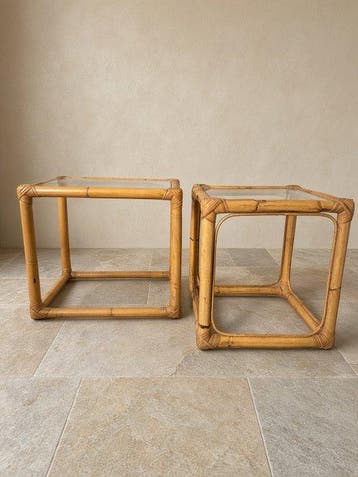 Table dappoint (2) - Paire de tables gigognes dappoint en, Antiquités & Art