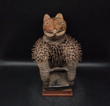 Magnifique statue kongo - Sculpture - Bakongo - République, Antiquités & Art