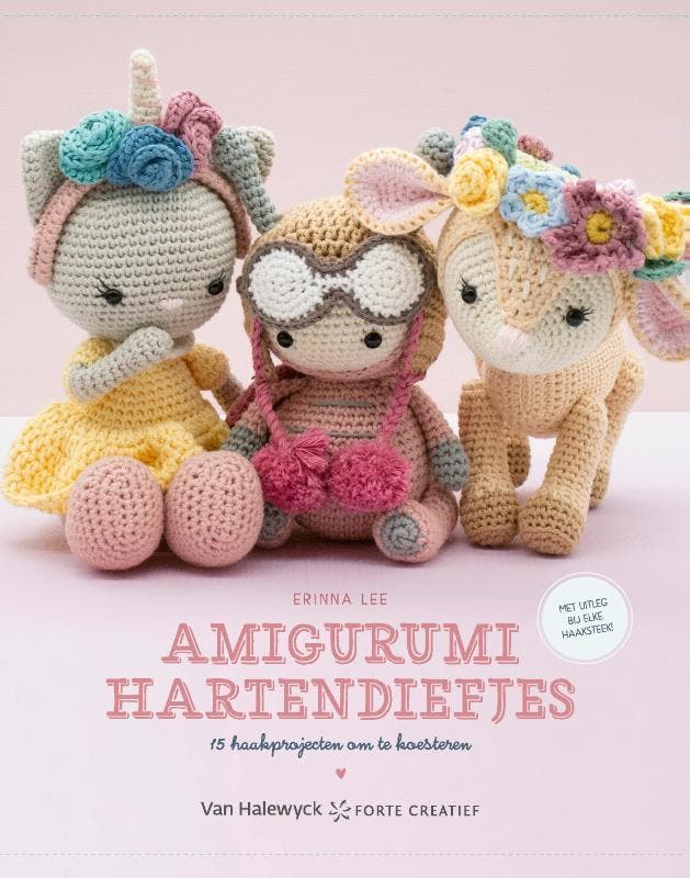Amigurumi hartendiefjes 9789463830935 Erinna Lee, Boeken, Hobby en Vrije tijd, Zo goed als nieuw, Verzenden