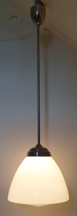 GISO (Gispen) - Lampe - Schoollamp - Opaline, nickel
