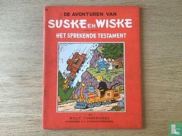 Suske en Wiske - Het sprekende testament - 1958, Boeken, Eén stripboek, Verzenden, Zo goed als nieuw, Vandersteen, Willy.
