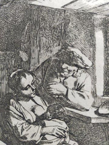 Cornelis Bega (c.1620/32-1664) - La madre e il padre