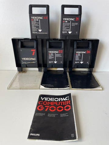 Philips - Videopac - lot of 5 - Videogame - In originele, Nieuw