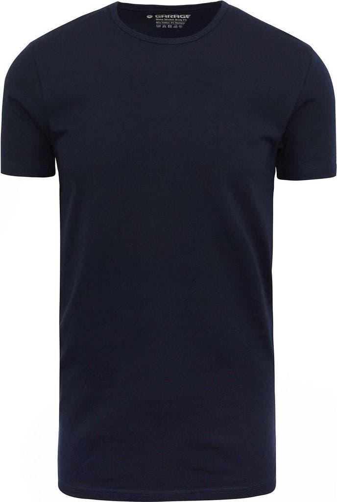 Garage Stretch Basic Navy O-Hals maat Maat 52/54 (L) Heren, Kleding | Heren, T-shirts, Blauw, Nieuw, Maat 52/54 (L), Verzenden
