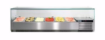 Opzetkoelvitrine | 5x 1/3 GN | +2°C/+7°C |, Verzenden, Nieuw in verpakking