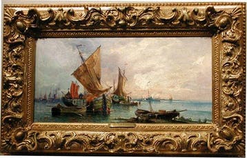 G. Ottini (XIX) - Lagoon of Venice