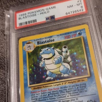 Pokémon - 1 Graded card - Blastoise 2/102 Foil - PSA 8 -, Nieuw