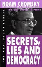 Secrets, Lies and Democracy 9781878825049 Noam Chomsky, Verzenden, Noam Chomsky