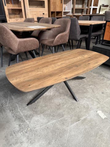 Aziz salontafel Deens ovaal, kleur mango (nieuw, outlet), Nieuw, Overige materialen