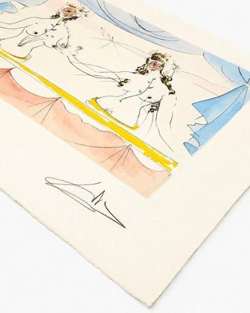 Salvador Dali (1904-1989) - Les Dames de la Renaissance