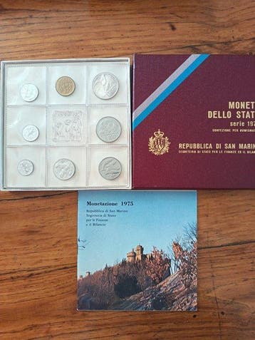 San Marino. Serie divisionale 1975-1977 (6 set)