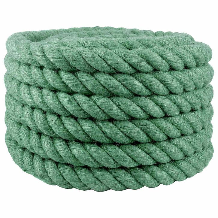 vidaXL Jute Touw Groen 100% Tossa jute, Doe-het-zelf en Bouw, IJzerwaren en Bevestigingsmiddelen, Nieuw, Verzenden