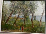 Oreste Albertini (1887-1953) - Passeggiata in csmpagna
