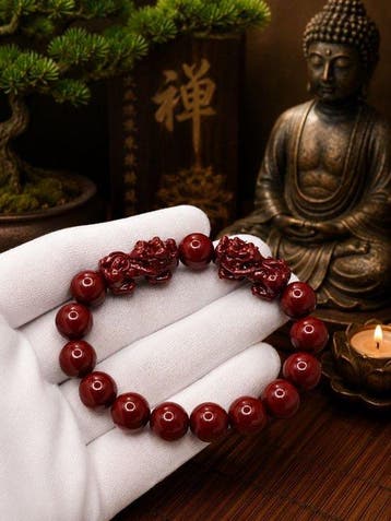 Cinnabaar Pixiu Feng Shui Armband - Meditatie en