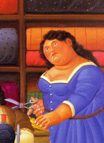 Fernando Botero - Costureras - Mujeres Cosiendo. - Print Big