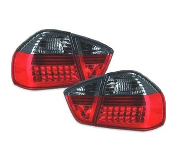 FEUX ARRIÈRE BMW E90 LED ROUGE FUMÉ, Auto-onderdelen, Verlichting, Verzenden, Nieuw