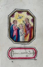Familia Sacra / Heiligenbilder - Sammlung von 9 Graphiken -, Antiek en Kunst