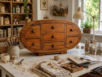 Commode - ovale rond - iep - Armoire à pharmacie