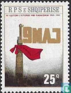 Albanië - 40 jaar overwinning  - 1985, Verzenden
