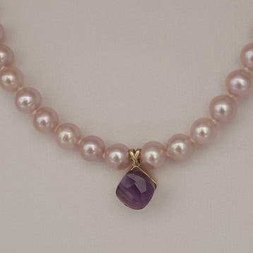 Zonder minimumprijs - Ketting met hanger - 18 karaat Geel