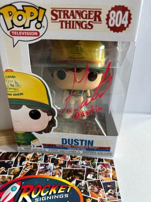 Funko - Funko Pop - Stranger Things - Dustin #804 (At Camp), Antiquités & Art, Antiquités | Jouets