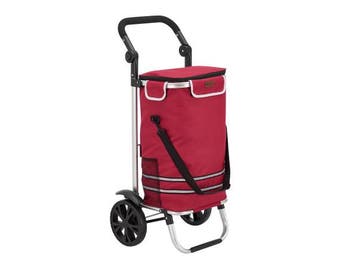 Veiling - Boodschappentrolley 3in1 - 56L - Rood