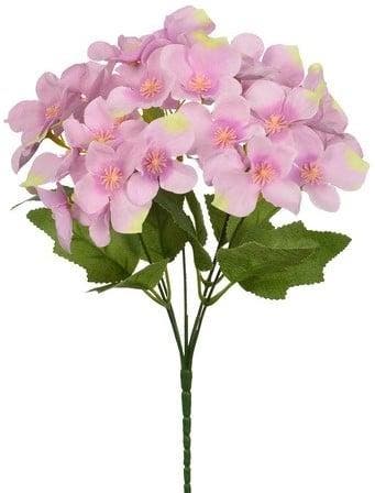 Hortensia Hydrangea Roze Zijdenbloem 30 cm, Nieuw