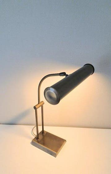 Verstelbare bankierslamp - pianolamp - Bureaulamp - Messing