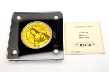 Togo. 1500 Francs 2022 La Gioconda Mona Lisa 1/200oz (.999)