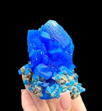 Sans réserve! Cristal de chalcanthite bleu royal de 180 g