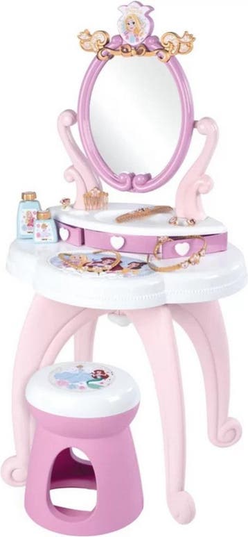 Smoby Disney Princess 2-in-1 Kaptafel + 10 Accessoires, Verzenden, Nieuw