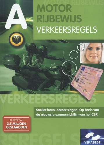 Motor rijbewijs A Verkeersregels 9789067992046, Verzenden, Gelezen, VekaBest Verkeersleermiddelen