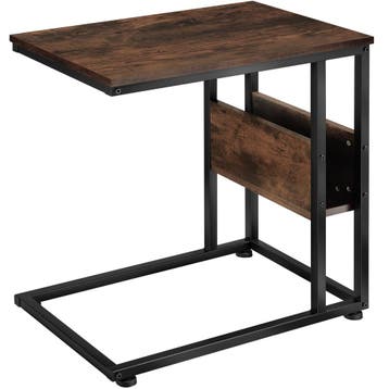 tectake Bijzettafel Wigan 55x36,5x60cm - Industrieel hout do, Verzenden, Nieuw