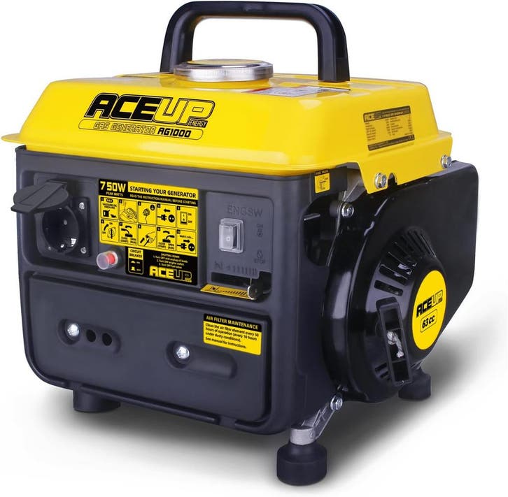 Aceup Generator 750W | Tweede kansje | OP = OP, Doe-het-zelf en Bouw, Aggregaten, Minder dan 5 kVA, Zo goed als nieuw, Benzine