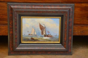 Albert Jurardus van Prooijen (1834-1898) - Zeegezicht